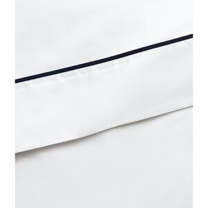 NEW Ralph Lauren Palmer Percale Pillowcase STD Size Loft Gray NIB Organic Cotton